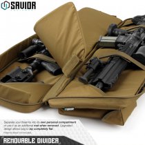 Savior Equipment Urban Warfare Double Rifle Bag 46 Inch - Dark Earth