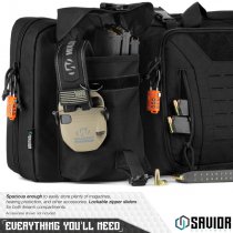 Savior Equipment Urban Warfare Double Rifle Bag 51 Inch - Black