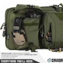 Savior Equipment Urban Warfare Double Rifle Bag 51 Inch - Olive