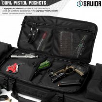 Savior Equipment Urban Warfare Double Rifle Bag 55 Inch - Black