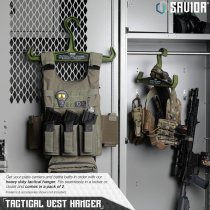 Savior Equipment Tactical Vest Hanger 2 Pack - Olive