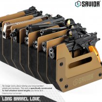 Savior Equipment Pistol Rack 8 Slots - Dark Earth