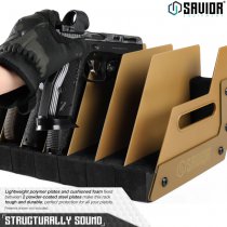 Savior Equipment Pistol Rack 8 Slots - Dark Earth