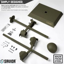 Savior Equipment H.A.B Rack Tactical Gear Stand - Olive