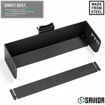 Savior Equipment Wall Rack System Universal Mag Holder Large - Black