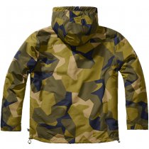 Brandit Windbreaker Frontzip - Swedish Camo M90 - XL