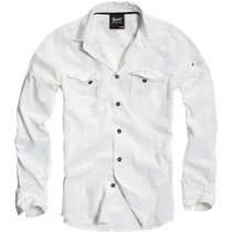 Brandit Shirt Slim - White - 4XL