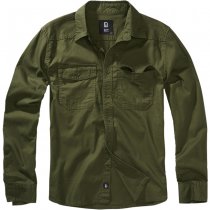 Brandit Flanellshirt - Olive - M