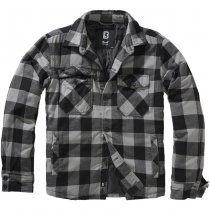 Brandit Lumberjacket - Black / Charcoal - M