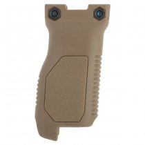 Strike Industries Angled Vertical Picatinny Grip Long & Cable Management - Dark Earth