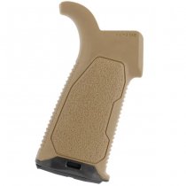 Strike Industries AR Overmolded Pistol Grip 15 Degree - Dark Earth