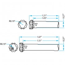 Strike Industries AR10 Shift Pins - Black