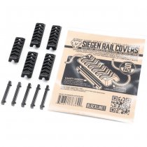 Strike Industries SIEGEN Rail Covers 5pcs - Black