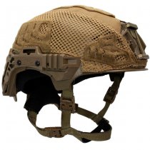 Team Wendy EXFIL Carbon LTP Rail 3.0 Helmet Cover - Coyote - XL