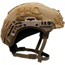 Team Wendy EXFIL Ballistics Rail 3.0 Helmet Cover - Coyote - M/L