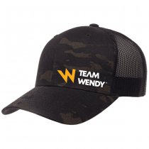 Team Wendy Trucker Hat - Multicam Black