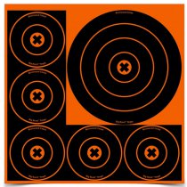 Birchwood Casey Big Burst 8 Inch & 4 Inch Bulls-Eye Target 3 Sheets