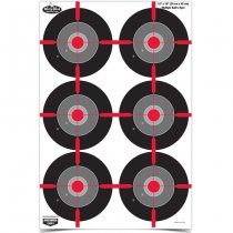 Birchwood Casey Dirty Bird 12 x 18 Multiple Bulls-Eye Target 100 Pack