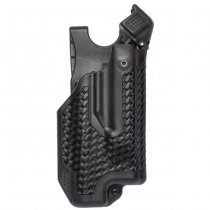 BLACKHAWK EPOCH Basketweave Level 3 Light Bearing Duty Holster S&W M&P .40 RH - Black