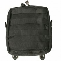 BLACKHAWK Large Zippered Utility Pouch - Black