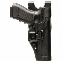 BLACKHAWK Level 2 Matte Finish SERPA Holster Beretta 92/96/M9 RH - Black