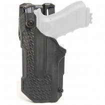 BLACKHAWK T-Series L3D LB Duty HolsterBasketweave SIG P320/P250 TLR-1/2 - Black