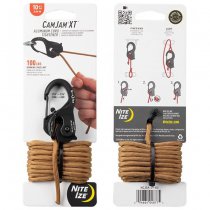 Nite Ize CamJam XT Aluminum Rope Tightener & Paracord