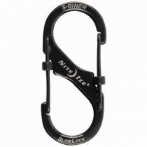 Nite Ize S-Biner Stainless Steel SlideLock #2 - Black