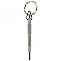 Peerless Oversize Handcuff Key Ring - Silver