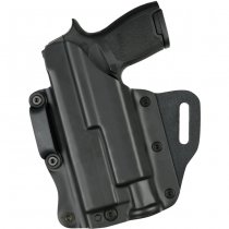 Safariland 557 Open-Top Belt Slide Concealment Holster STX Tactical Glock 17/22 & TacLight - Black - Right