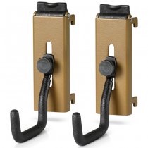 Savior Equipment Wall Rack System Adjustable J-Hook 2 Pack - RAL 8000