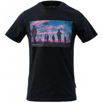 Direct Action Sunset T-Shirt - Black - 2XL