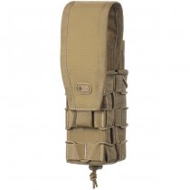 M-Tac Covered Double AK Magazine Pouch - Coyote