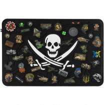 M-Tac Jolly Roger Patch Panel Flag - Black