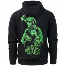 Direct Action Hoodie Into The Dark - Black - 3XL