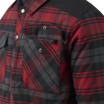 Helikon-Tex Winter Warden Shirt - Slate Crimson Plaid - S