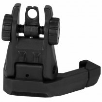 IMI Defense TRS Polymer Rear Flip Up Sight 45 Degrees Offset - Black