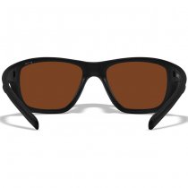 Wiley X WX Aspect Captivate Polarized Green Mirror - Black