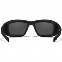 Wiley X WX Boss Captivate Polarized Blue Mirror - Black