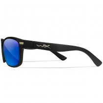 Wiley X WX Helix Captivate Polarized Blue Mirror - Black