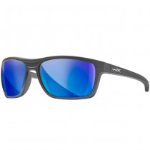 Wiley X WX Kingpin Captivate Polarized Blue Mirror - Grey