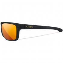 Wiley X WX Kingpin Captivate Polarized Bronze Mirror - Black