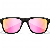 Wiley X WX Ovation Captivate Polarized Rose Gold Mirror - Black