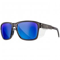 Wiley X WX Trek Captivate Polarized Blue Mirror - Grey