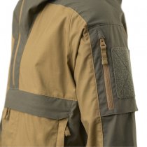 Helikon-Tex Tracer Anorak Jacket - Polycotton Stretch Ripstop - Coyote / Taiga Green - S