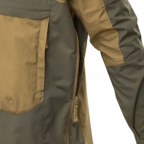 Helikon-Tex Tracer Anorak Jacket - Polycotton Stretch Ripstop - Coyote / Taiga Green - 3XL