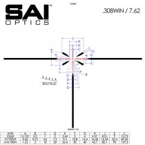 SAI Optics SAI6 1-6x24mm Rifle Scope 7.62 BDC - Coyote