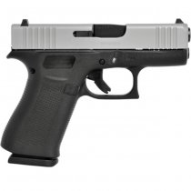 Glock 43X Silver Slide FS 9x19mm