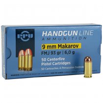 PPU 9mm Makarov A-215 93gr FMJ 50pcs