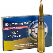 PPU .50 BMG A-595 725gr Solid Sniper 5pcs